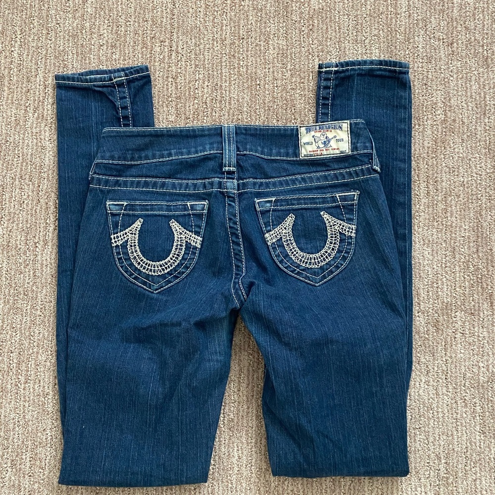 Brain Dead Women's Dark Blue Skinny Jeans